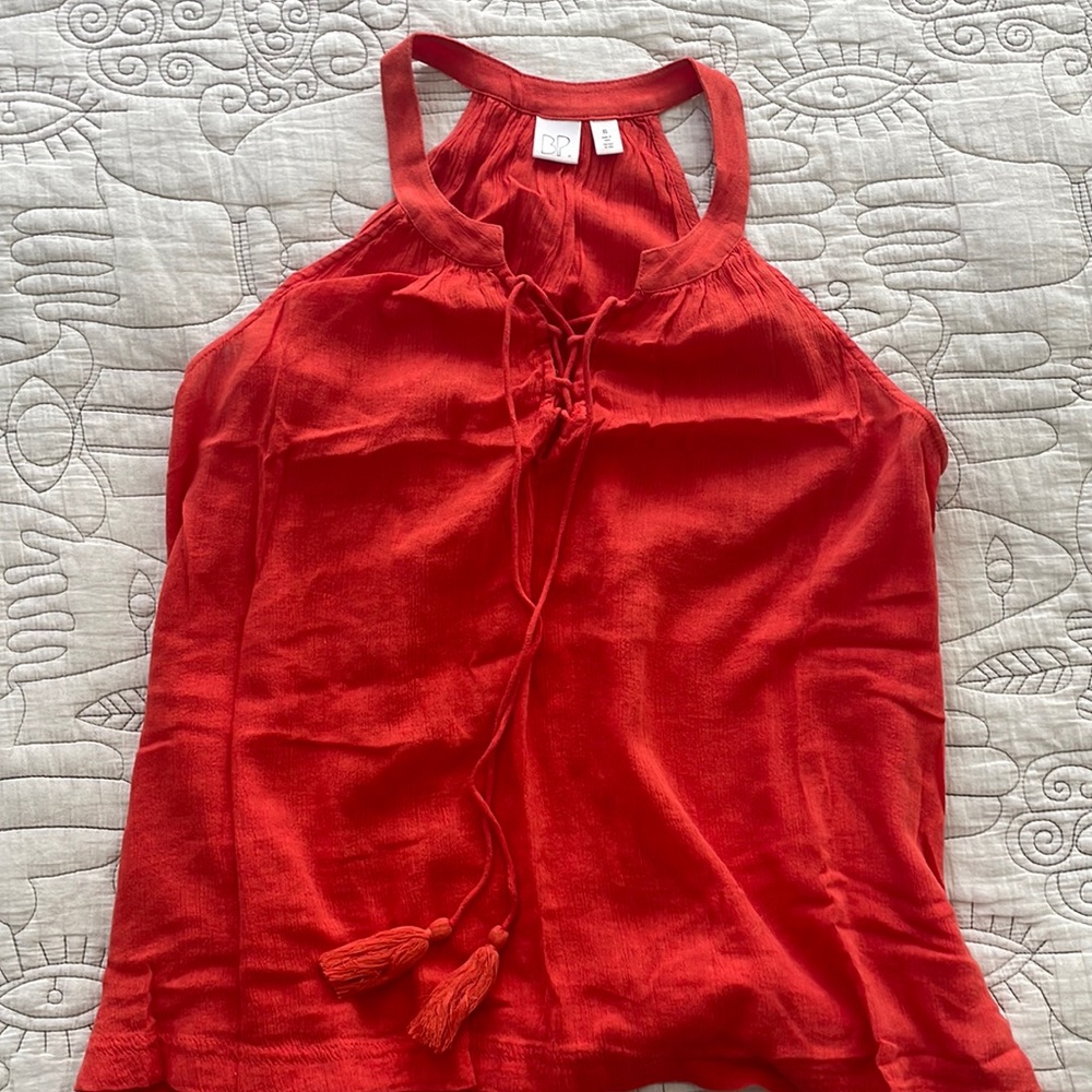 BP Peasant Top in Orange